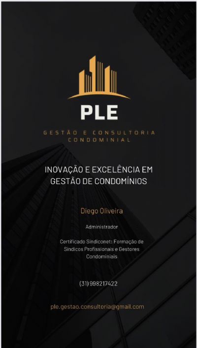 PLE GESTÃO E CONSULTORIA CONDOMINIAL
